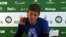 ATP - Monte-Carlo Rolex Masters 2016 - La réaction de Lucas Pouille après avoir battu Richard Gasquet