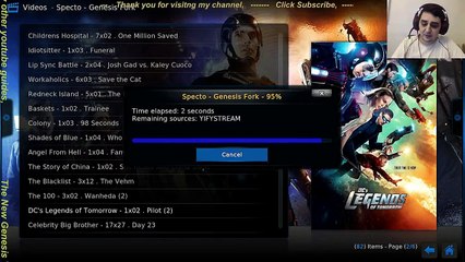 GENESIS IS BACK XBMC KODI - THE HD MOVIES TV UPDATE 2016 SPECTO
