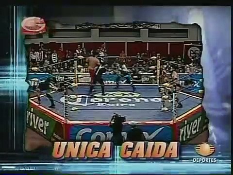 AAA-SinLimite 2009-04-17 Tepic 04 Charly Manson, El Elegido & X-Pac vs. El Oriental, El Zorro & Kenzo Suzuki