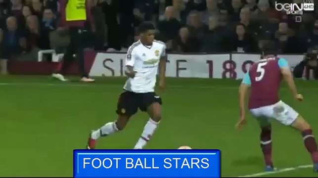 Amazing Goal Marcus Rashford West Ham vs Manchester United 0-1 Fa Cup 13.04_2016