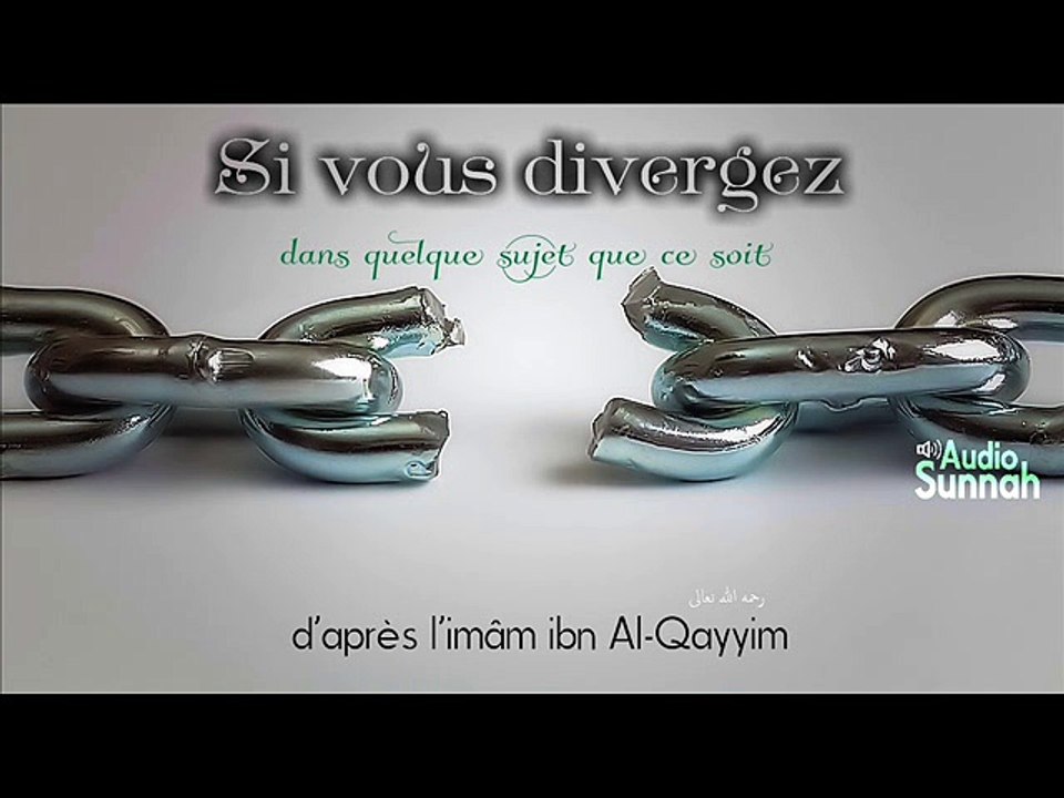 Si vous divergez dans quelque sujet que ce soit