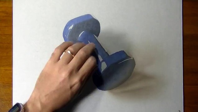 Aşırı Gerçekçi 3 Boyutlu Ağırlık Çizimi