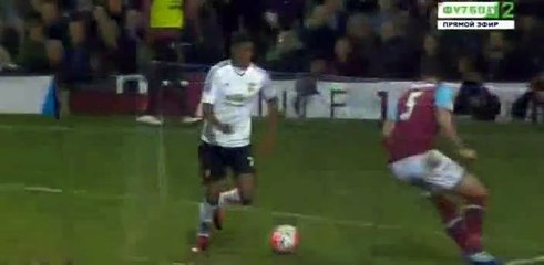 Marcus Rashford Goal - West Ham 0 - 1 Manchester United - 13-04-2016