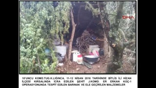 Bitlis - Hizan?da PKK'ya Ait 9 Sığınak Ele Geçirildi