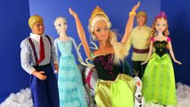 Frozen Musical Elsa, Anna, Kristoff & Barbie Understudy Parody Frozen Songs Play DisneyCarToys