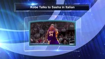Kobe Bryan parla italiano durante una partita