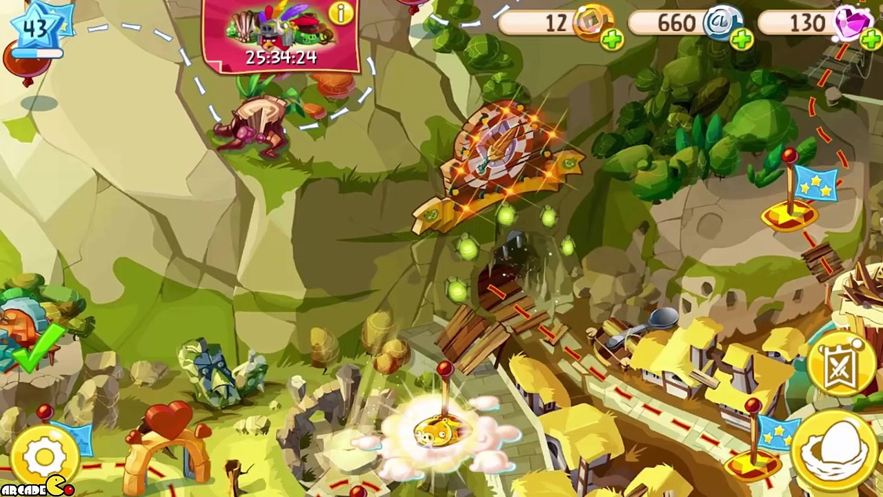 Angry Birds Epic - NEW Stone Guard New Cave Stormy Sea 4! iOS/Android