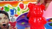 GIANT RAINBOW GUMMI BEAR Gummy Factory Create Gummi Bears Sweet N Sour Candy Kit Unboxing Video