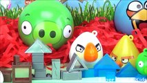 Angry Birds funny series Angry Eggs #10 - Kinder surprise egg toy opening EPIC fun movie (SC4K)