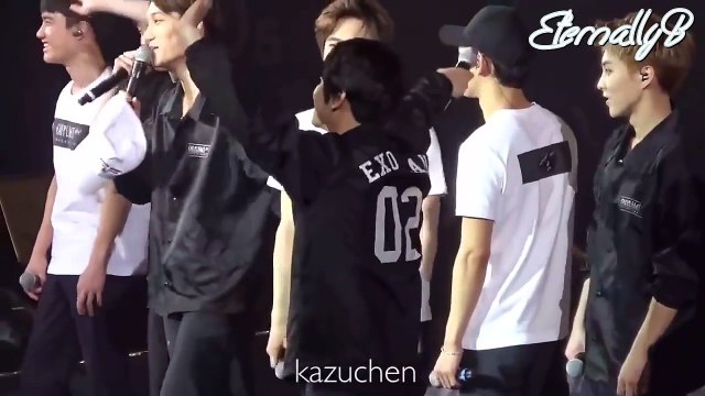 [ENG SUBS] 160305 EXOluxion Dalian Ending Ment ft Members Singing