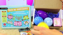 WASH MY UNDERPANTS Fun Kids Board Game Challenge   EggDrop Surprise Toys for Family Game Night