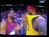 D-WADE and LeBron talking after the game as the HEAT won against the Cavaliers!