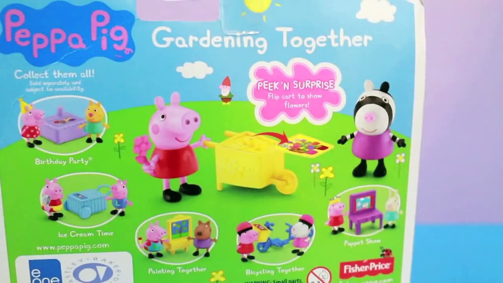 peppa pig garden toys