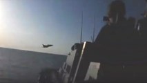 View From U.S. Destroyer Of Simulated Attack Passes By Russian Jets