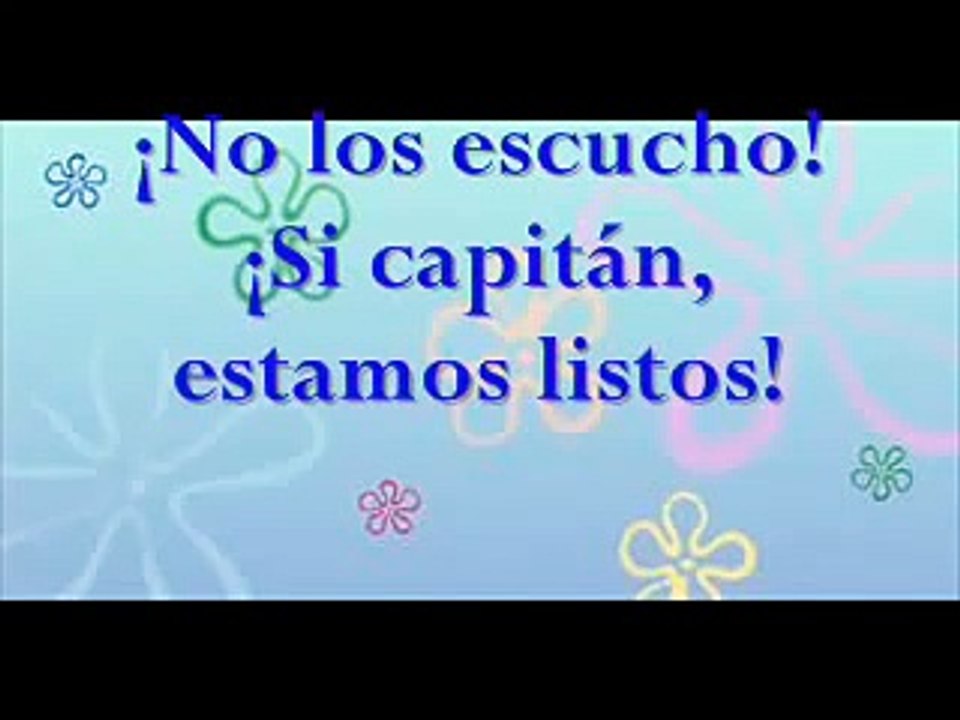 Spongebob Squarepants Spanish Song