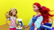 Frozen Anna Babysitting CRAZY Baby ★ Spiderman, Barbie Ariel Babysitter Dolls Play-Doh DisneyCarToys