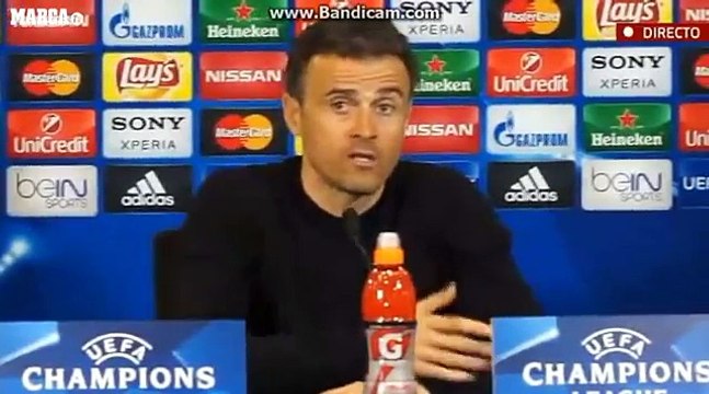 Rueda de prensa Luis Enrique tras el Atlético de Madrid 2-0 FC Barcelona Uefa Champions League