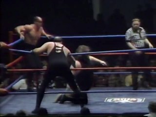 The Road Warriors vs Jerry Blackwell and Sgt. Slaughter