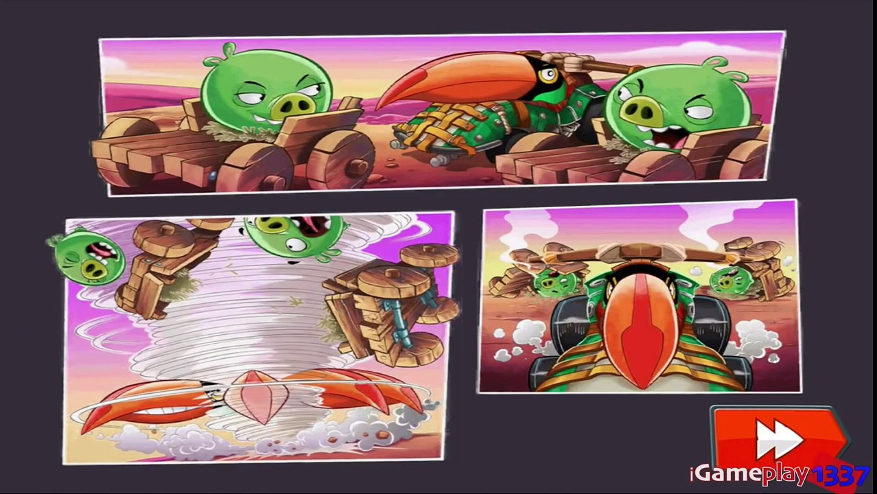 Angry Birds Go - Champion Chase vs Hai 1 - Stunt Track Walkthrough for iPhone / iPad / Android #186