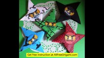 origami ninja star for kids