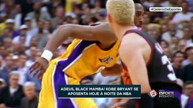 No dia da sua aposentadoria, Kobe Bryant recebe homenagem do Esporte Interativo