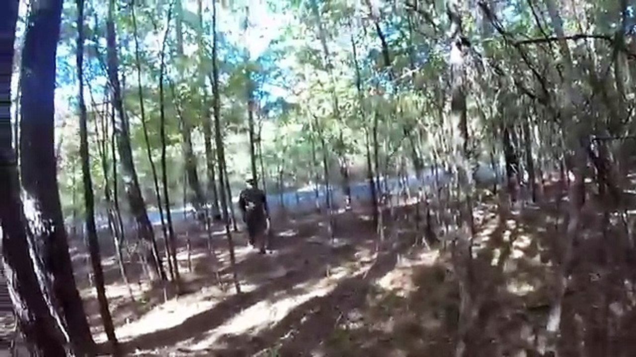 Possible BIGFOOT sighting in Woods- GO PRO Capture- Behind the Scenes Killing Bigfoot