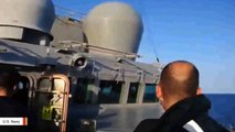 Navy Releases Videos Of Russian Jets Flying Close To USS Donald Cook