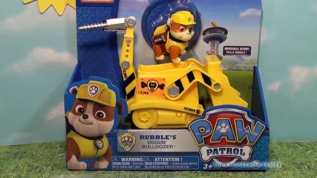 PAW PATROL Nickelodeon Paw Patrol Rubble Digging Bulldozer Paw Patrol Toy