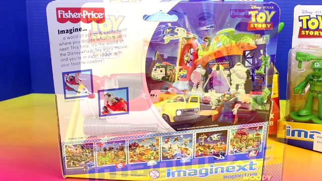 Imaginext Disney Pixar Toy Story Woody Spaceship Walking Rex Army Soldiers Buzz Lightyear