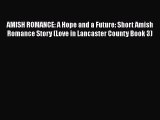 Book AMISH ROMANCE: A Hope and a Future: Short Amish Romance Story (Love in Lancaster County