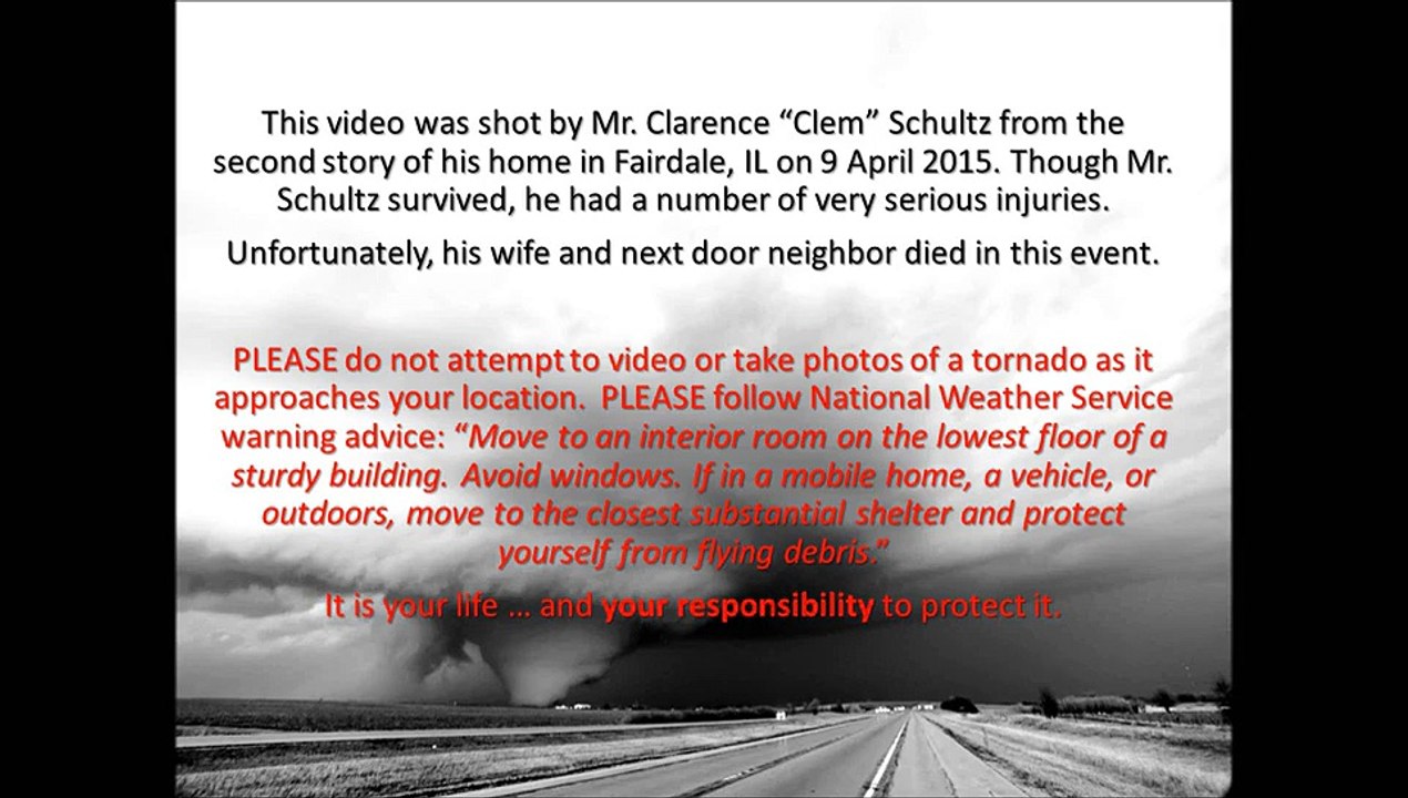 Un homme filme une tornade qui va ravager sa maison - vidéo Dailymotion