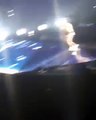 JUSTIN BIEBER FALLS ON STAGE DURING 