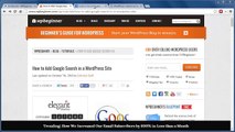 How to Add Google Search in a WordPress Site