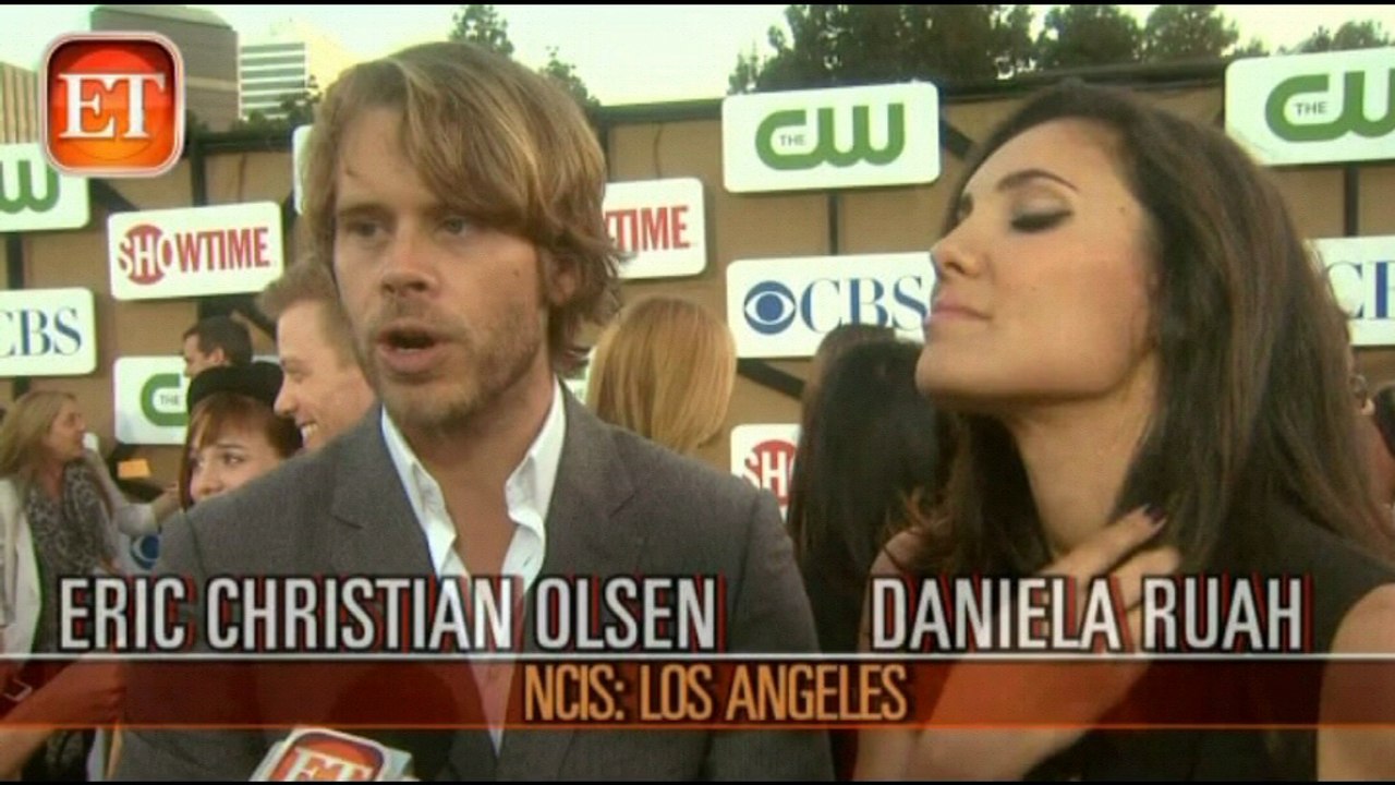 ETOnline at the CW, CBS & Showtime 2013 Summer TCA party with the NCIS LA Cast