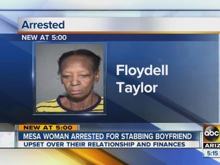 Mesa woman arrested for stabbing boyfriend