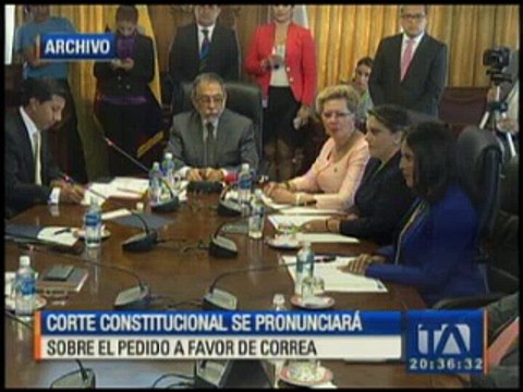 Corte Constitucional se pronunciará sobre pedido a favor de Rafael Correa