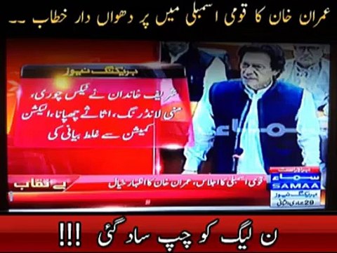 Imran Khan Complete Speech in National Assembly Today (07-April-2016)