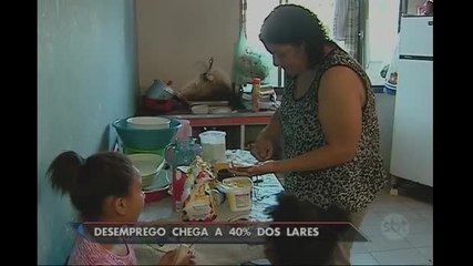 Quatro em cada dez brasileiros têm um parente desempregado dentro de casa