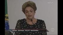 Dilma diz que vai propor ´pacto nacional´ se vencer batalha do impeachment