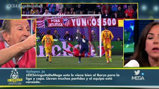 El debate de la victoria del Atleti contra el Barça, en El chiringuito