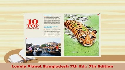 PDF  Lonely Planet Bangladesh 7th Ed 7th Edition Download Full Ebook