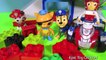 PAW PATROL [Nickelodeon] & OCTONAUTS [Disney Junior] Slide Down Paw Patrol Look Out Into LEGO Parody