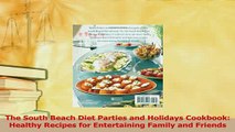 Read  The South Beach Diet Parties and Holidays Cookbook Healthy Recipes for Entertaining Ebook Free
