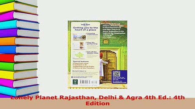 PDF Lonely Planet Rajasthan Delhi Agra 4th Ed 4th Edition Download Online