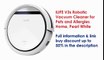 ILIFE V3s Robotic Vacuum Cleaner for Pets, Allergies Home, Pearl White