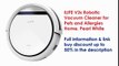 ILIFE V3s Robotic Vacuum Cleaner for Pets, Allergies Home, Pearl White