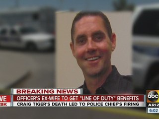 Officer's ex-wife to get "line of duty" benefits