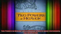 Read  Two Powers in Heaven Early Rabbinic Reports about Christianity and Gnosticism  Full EBook