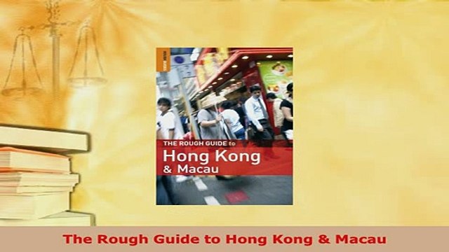 PDF The Rough Guide to Hong Kong Macau Read Full Ebook