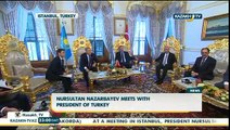 Nursultan Nazarbayev meets with president of Turkey - Kazakh TV